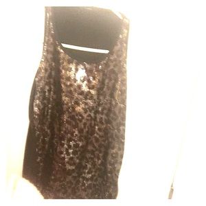 Sequined tank top